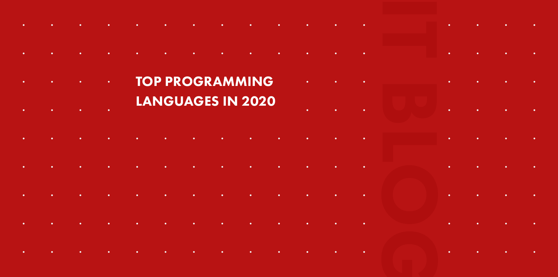 Языки программирования 2020